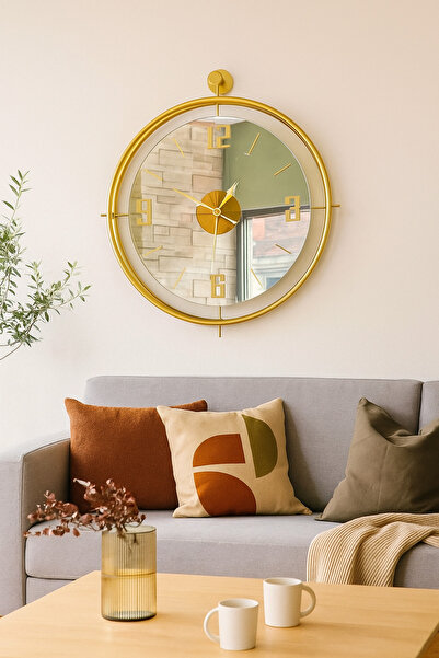 Mgs SAAT DUVAR SAATİ TİNATTİ GOLD 48 aynalı duvar saati