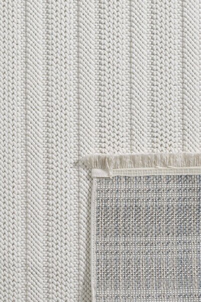 vinosahome Yumuşak Bukleli Krem Halı Salon Mutfak Yolluk Antre Balkon Oturma Çocuk Yatak Odası Halısı Kilim