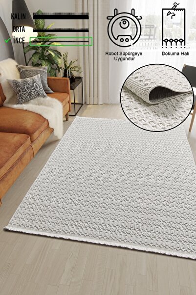 vinosahome Yumuşak Bukleli Krem Halı Salon Mutfak Yolluk Antre Balkon Oturma Çocuk Yatak Odası Halısı Kilim