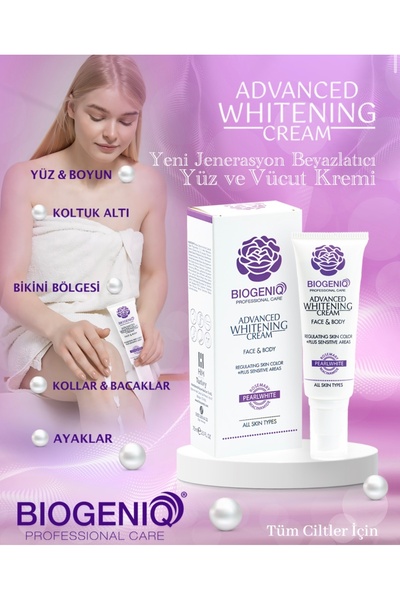 Biogeniq Advanced Whıtenıng Cream 75ml (cilt Beyazlatıcı Krem )