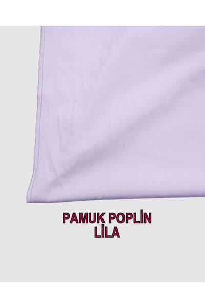Kumaş Parça Poplin Lila RenkteEn: 145 cm