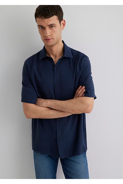 Mavi Πουκάμισο Navy Blue Regular Fit / Normal Cut 0211567-70488