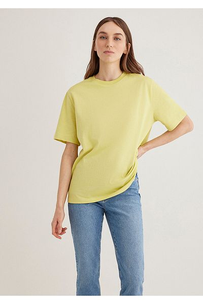 Mavi Жълта основна тениска Oversize / широка кройка 1613299-71285