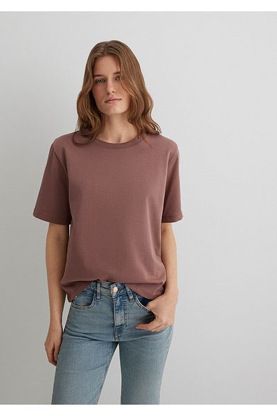 Mavi Καφέ Basic T-Shirt Regular Fit 1613110 -70387