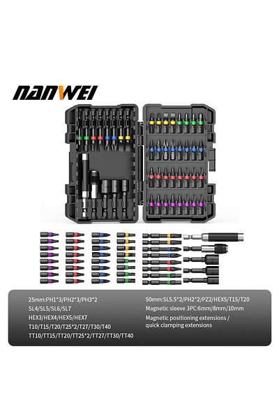 Choice Nwchlsp-45 Deluxe Screwdriver Case Home Work Screw Repair Kit Multifunction