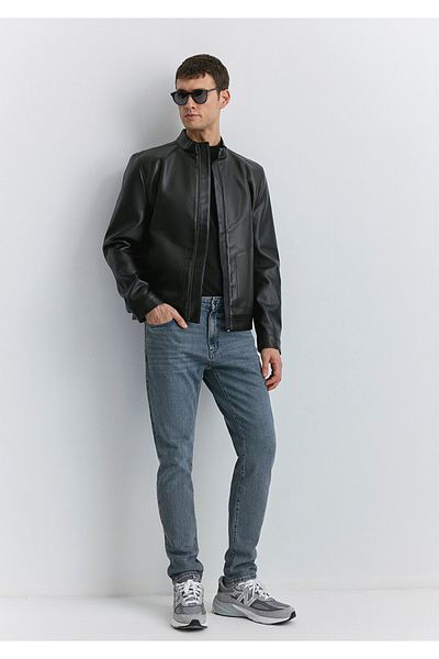 Mavi Milan Blue Black Misty Dark Bluegrey Jean Trousers 0081089341