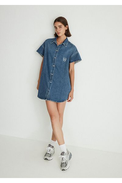 Mavi Rochie Nika College Indigo Blue Jean 1310631 -89234