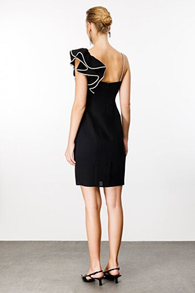 Ekol Mi Elbise Taş Detaylı