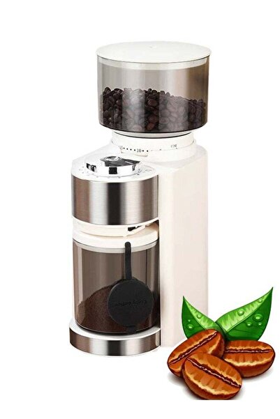 VOGMAX مطحنة قهوة كهربائية قابلة للتعديل، مطحنة حبوب قهوة كهربائية فائقة الصمت