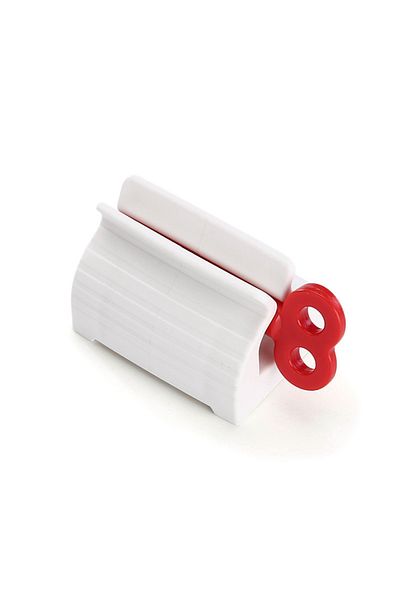 Choice Red Toothpaste Squeezer Device Multifunctional Dispenser Facial Cleanser Clips Manual Lazy Tube Tool