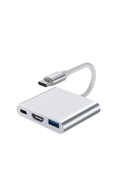 Generic Type-c To Hdmi 3-in-1 Docking Station Usbusb 3.1 Pd Power Adapter 4k Docking Station