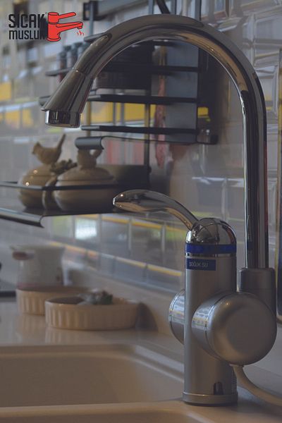 Sıcak Musluk Electric Instant Water Heater Thermal Water Heater Faucet Mounted on the Sink