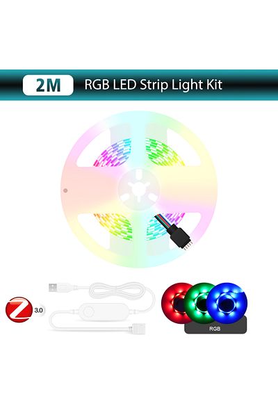 Gleco Zigbee 2m Kit Smart Zigbee Usb Led Lights Tuya Wifi Rgb Led Strip Dc5v 5050 Smart Led Tv Back Lighti