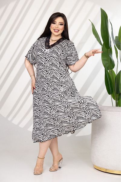 şuranur 100% Bamboo Oversize Δαντέλα με λαιμόκοψη U Λεπτομερής φούστα̇ Φόρεμα με φουσκωτό φόρεμα Suffle Overlock