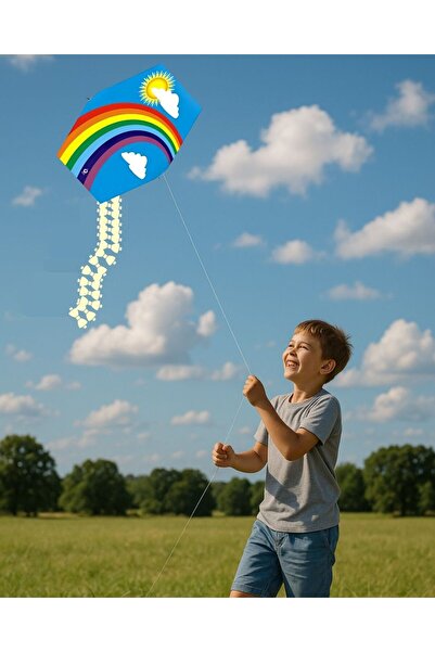 ARIK Gökkuşağı Uçurtma / Gökyüzü Uçurtma / Şirin Uçurtma / Eğlenceli Uçurtma