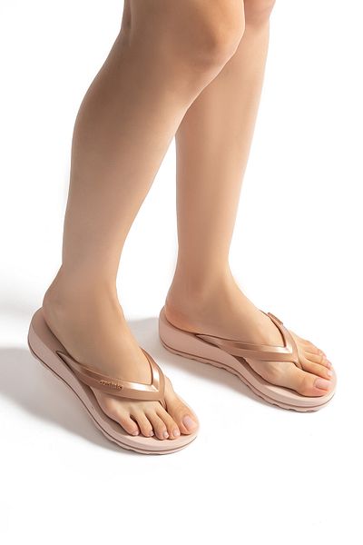 Twigy Fabi Line Women's Flip Flops Beige 35/40