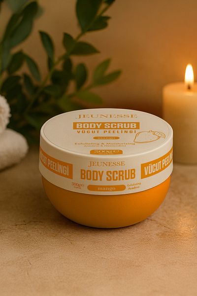 Jeunesse Body Scrub Purifying Moisturizing Mango Body Peeling 300Gr