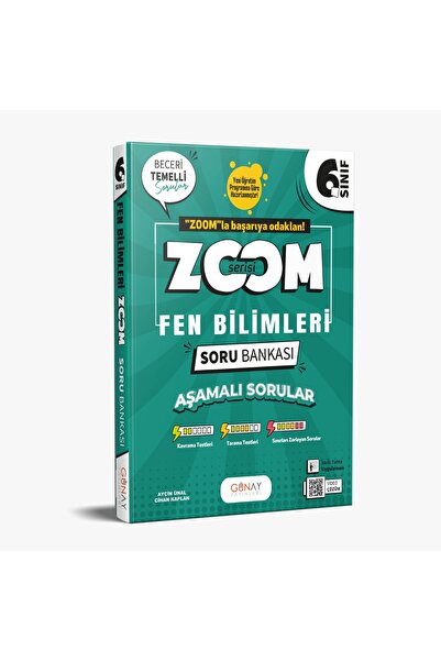 Günay Yayınları Yeni 6. Sınıf Fen Bilimleri Zoom Serisi Soru Bankası 2026
