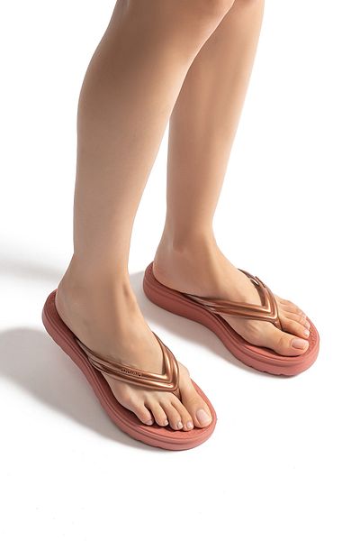 Twigy Jo Women's Flip Flops Bronze 35/40