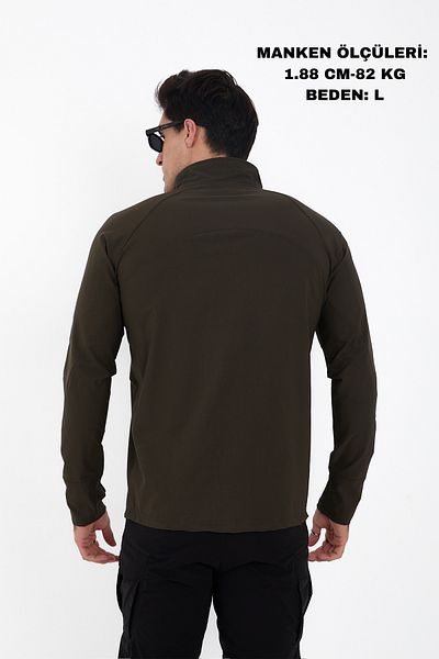 Camp Scoutland Тактически суитшърт Camp136 Outdoor Tactical Su Iticili Erkek Haki