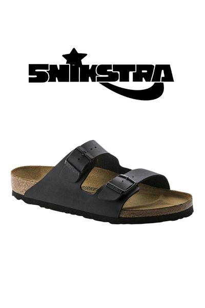 Birkenstock Arizona Bf Μαύρες Παντόφλες 051793 - Snikstra