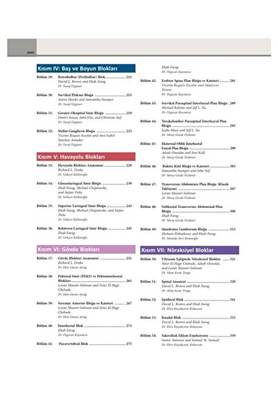 Güneş Tıp Kitabevleri Brown Rejyonal Anestezi Atlası