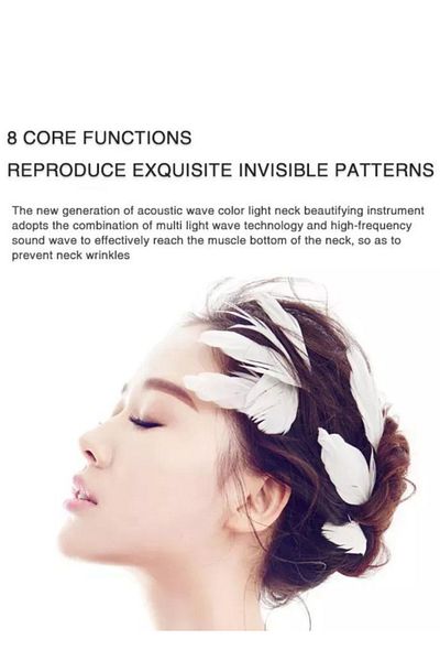 Prime by Javaudan Premium 7 Color Face Massager Beauty Machine, Double Chin Therapy Facial Lifting Vibration Neck Firm
