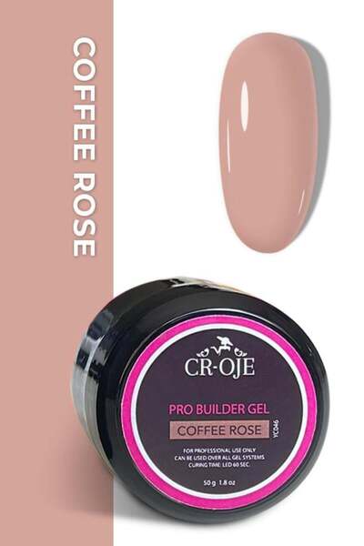 CROJE KALICI OJE (Orta Akışkan Kıvam) Pro Builder Gel (Coffee Rose) 50 gr