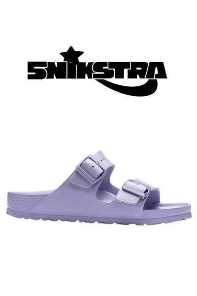 Birkenstock Γυναικείες μωβ παντόφλες Arizona Eva 1017046- Snikstra