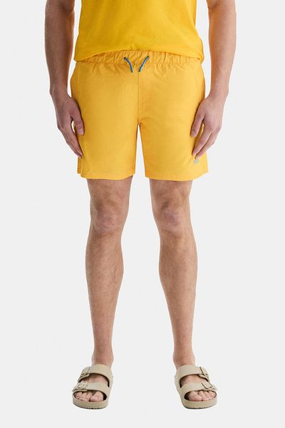 UCLA Perkins Yellow Swim Shorts Embroidered Standard Fit Men's Swim Shorts