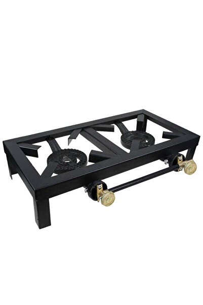 Micro Plus موقد مايكروبلس مزدوج الشعلات يعمل بغاز البترول المسال، بقوة 3.0 كي...