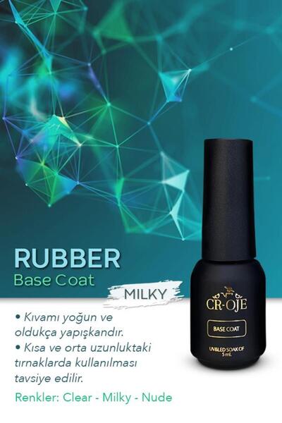 CROJE KALICI OJE Rubber Base Coat - Milky(5 ml)