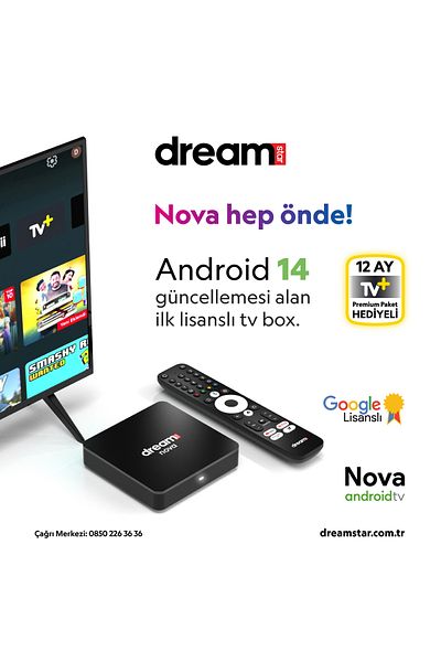 Dreamstar Nova 4k Android 12 TV - 32GB Licensed Android Memory