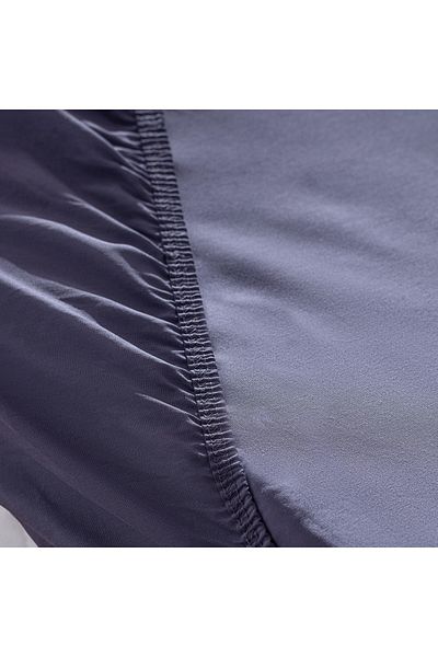 Madame Coco Manon Doppel-Spannbettlaken, 100 % Baumwolle, Ranforce, Violett