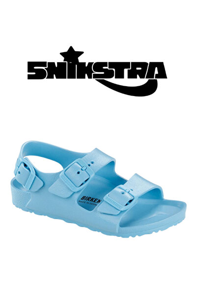 Birkenstock Milano Eva Unisex Blue Daily Style Slippers 1024604 - Snikstra
