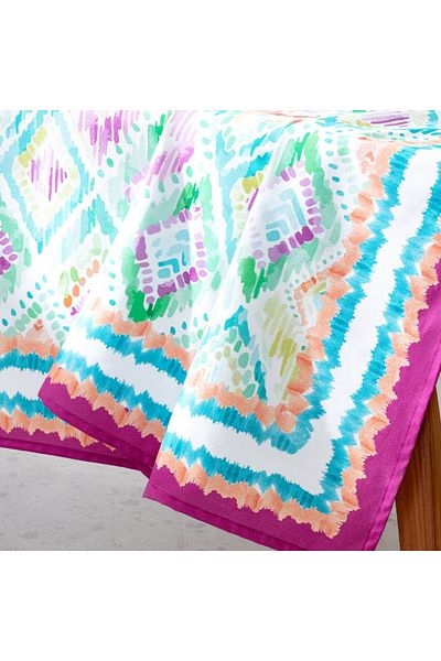 Madame Coco Nivelle Tischdecke – 150 x 200 cm – Lila/Blau