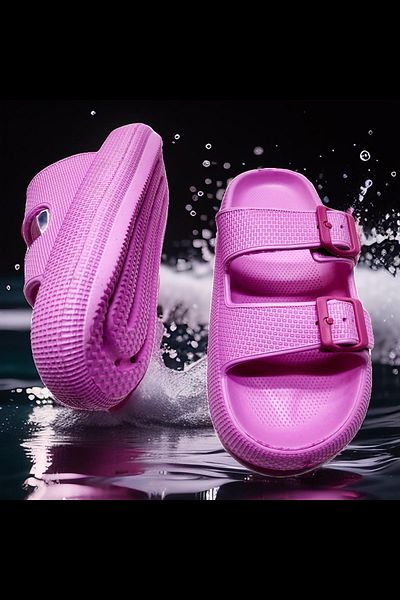 GEZER Eva Double Buckle - Ρυθμιζόμενη Αδιάβροχη Θάλασσα, Πισίνα, Παντόφλες παραλίας