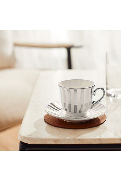 Madame Coco Blanche 2er-Set Kaffeetassen - Bunt - 90 ml