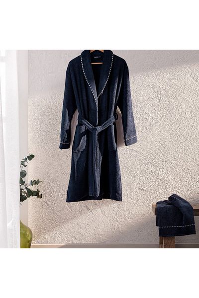 Madame Coco Jack Unisex-Bademantel-Set mit Schalkragen