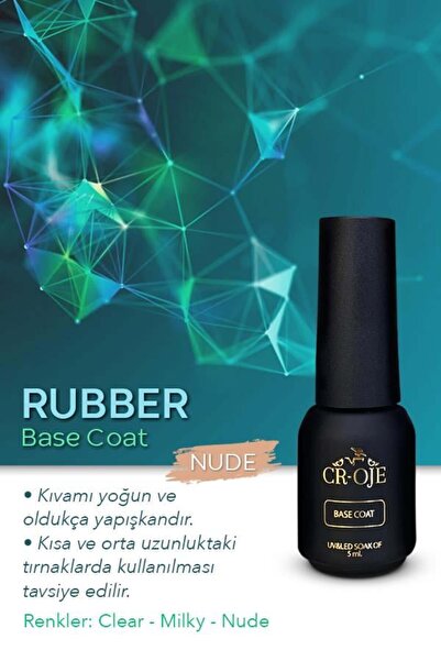CROJE KALICI OJE Rubber Base Coat - Nude (5 ml)