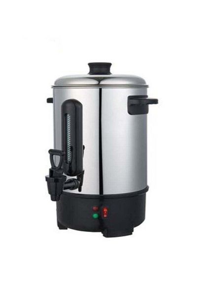 Micro Plus Microplus Water Urn Boiler, 8 Litre Large Capacity, One Hand Use, Stainless Steel, Lockable Lid, Ext