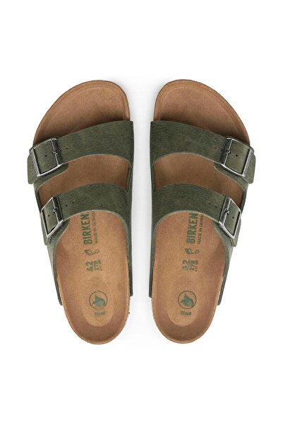 Birkenstock Arizona Dust Vegan Slippers 1024544-Thyme - Snikstra