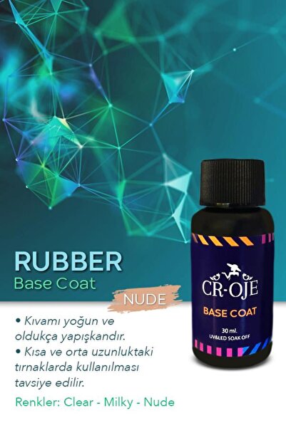 CROJE KALICI OJE Rubber Base Coat - Nude (30 ml)