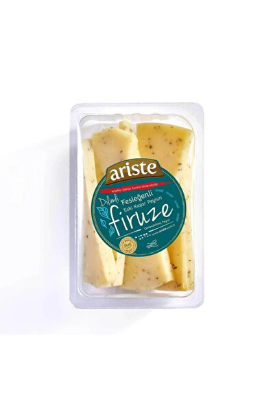 Ariste Keyif Serisi – Firuze Fesleğenli Eski Kaşar Peyniri 200 gr – Dinlendirilmiş