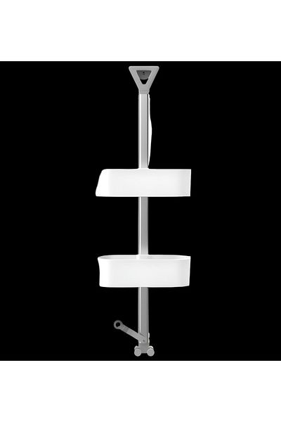 Prima Nova Adjustable 2-Shelf Plastic Durable Shower Caddy