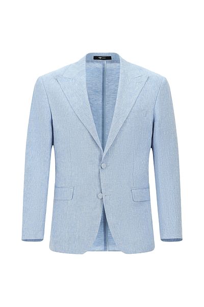 Kiğılı Regular Fit Pointed Collar Linen Tuxedo & Groom Suit