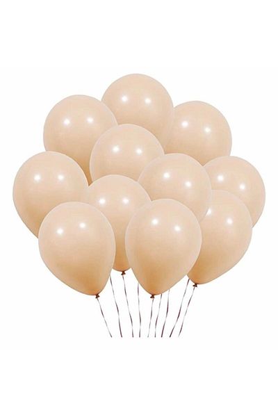 Deniz Party Store Skin Color Latex Balloon 10 Pieces 12 Inch