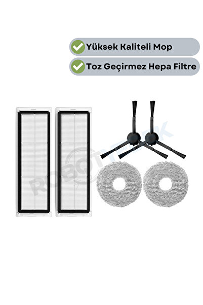 robotyedek Dreame Bot L10S Pro - Filtru Hepa de schimb și perie laterală pent...