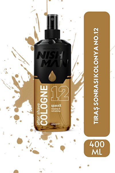 NISHMAN 12 Space X Tıraş Kolonyası / Special Edition 400 Ml