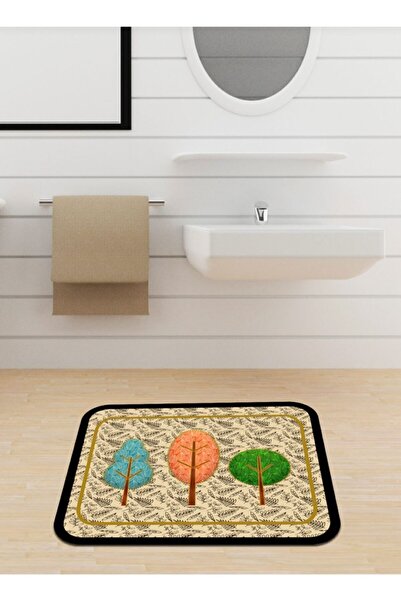 Ardizayn سجادة حمام منسوجة من القطن مقاس 40 سم × 60 سم غير قابلة للانزلاق وغي...